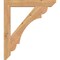 Ekena Millwork Olympic Slat Smooth Bracket, Western Red Cedar, 3 1/2"W x 28"D x 32"H BKT04X28X32OLY06SWR - alternate 2